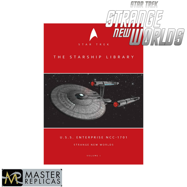 Master Replicas Star Trek Strange New Worlds U.S.S. Enterprise NCC-1701 Book and Ship